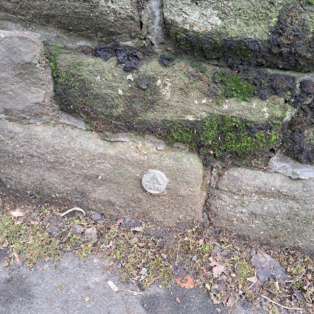 Environment Agency on Bridge parapet